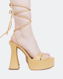 Women L'INTERVALLE Desert Camel Leather