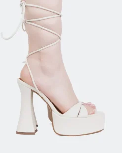 Women L'INTERVALLE Desert Ivory Leather