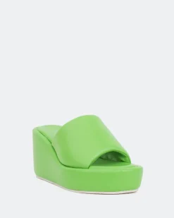 Women L'INTERVALLE Dolores Green Leather