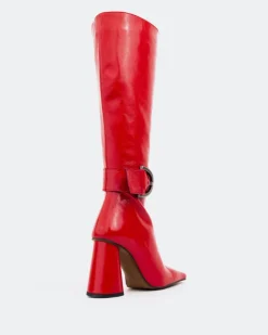 Women L'INTERVALLE Dorset Red Leather