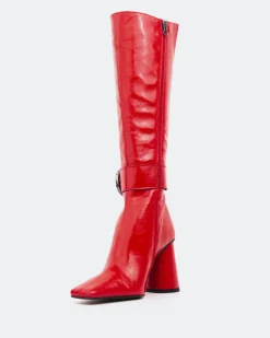 Women L'INTERVALLE Dorset Red Leather