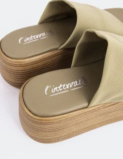 Women L'INTERVALLE Dory Khaki Lycra