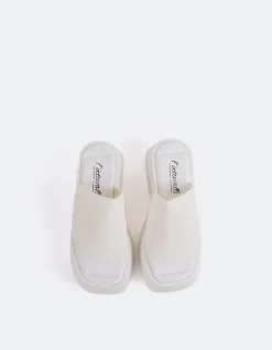 Women L'INTERVALLE Douce White Lycra