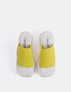 Women L'INTERVALLE Douce Yellow Lycra