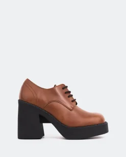 Women L'INTERVALLE Dragon Brown Leather