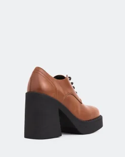 Women L'INTERVALLE Dragon Brown Leather
