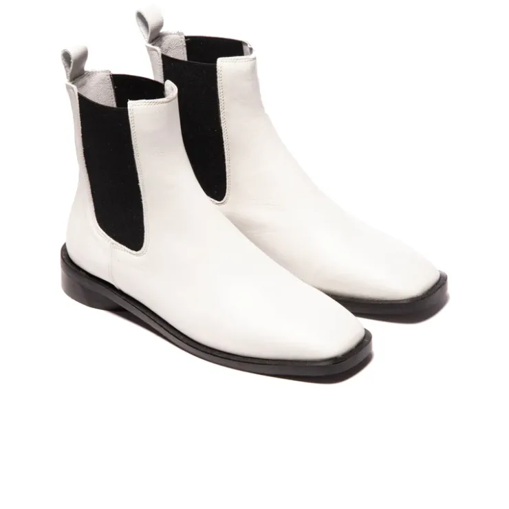 Women L'INTERVALLE Durham White Leather