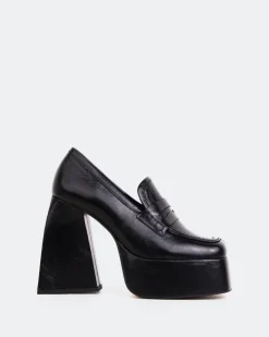 Women L'INTERVALLE Echo Black Leather