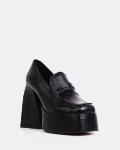 Women L'INTERVALLE Echo Black Leather
