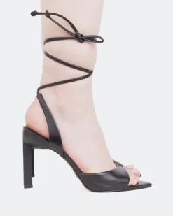 Women L'INTERVALLE Eivissa Black Leather