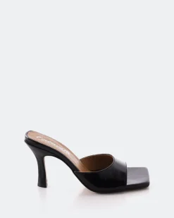 Women L'INTERVALLE Elafonisi Black Leather