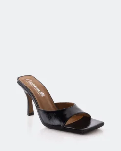 Women L'INTERVALLE Elafonisi Black Leather