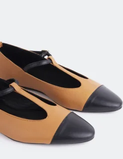 Women L'INTERVALLE Elara Tan Black Leather