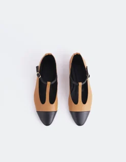 Women L'INTERVALLE Elara Tan Black Leather