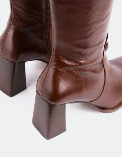 Women L'INTERVALLE Elland Chestnut Leather
