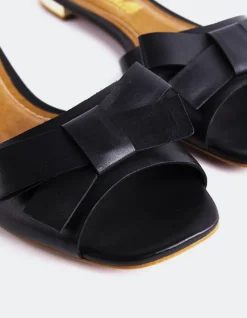 Women L'INTERVALLE Ellie Black Leather