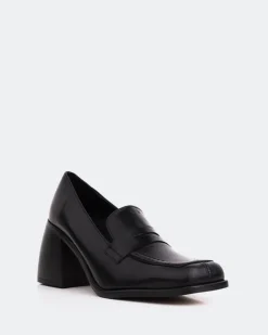Women L'INTERVALLE Elm Black Leather