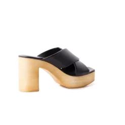 Women L'INTERVALLE Elodie Black Leather