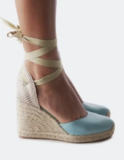 Women L'INTERVALLE Elvira Blue Leather