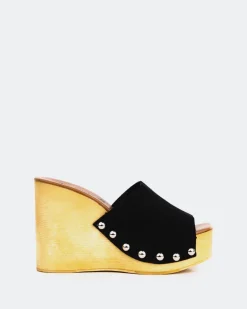 Women L'INTERVALLE Emeline Black Suede
