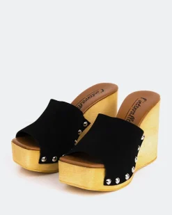 Women L'INTERVALLE Emeline Black Suede