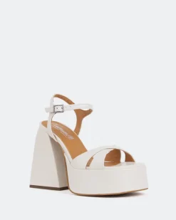 Women L'INTERVALLE Endless Off White Leather/Cuir Blanc Cassé