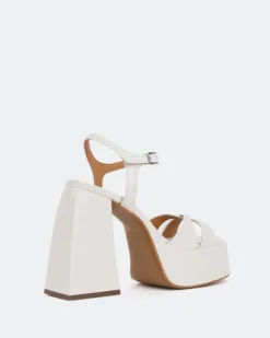 Women L'INTERVALLE Endless Off White Leather/Cuir Blanc Cassé