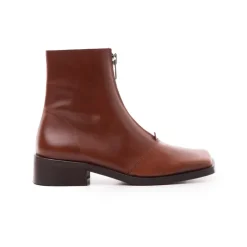 Women L'INTERVALLE Eton Tan Leather