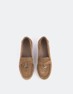 Women L'INTERVALLE Everlane Cognac Suede