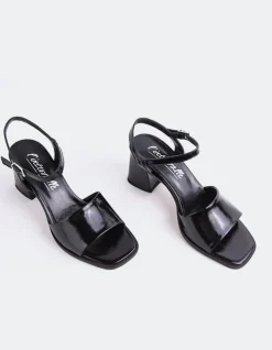 Women L'INTERVALLE Faliro Black Naplack
