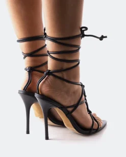 Women L'INTERVALLE Farida Black Leather