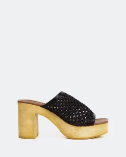 Women L'INTERVALLE Faustine Black Rafia