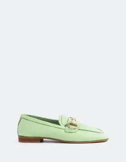 Women L'INTERVALLE Fayette Green Leather
