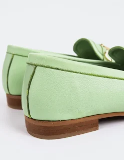Women L'INTERVALLE Fayette Green Leather