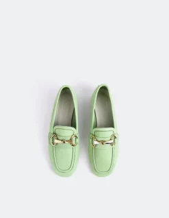 Women L'INTERVALLE Fayette Green Leather