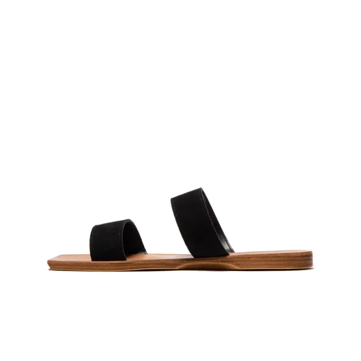 Women L'INTERVALLE Fayola Black Suede