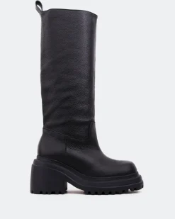 Women L'INTERVALLE Fenton Black Leather