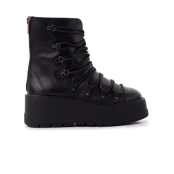 Women L'INTERVALLE Ferrari Black Leather
