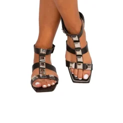 Women L'INTERVALLE Feya Black Leather