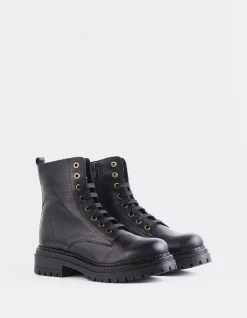 Women L'INTERVALLE Fidelina Black Leather