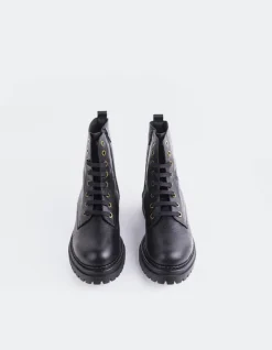 Women L'INTERVALLE Fidelina Black Leather