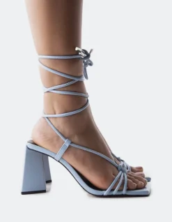 Women L'INTERVALLE Filomena Light Blue Leather