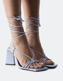 Women L'INTERVALLE Filomena Light Blue Leather