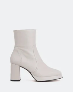 Women L'INTERVALLE Filton Off White Leather
