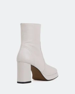 Women L'INTERVALLE Filton Off White Leather