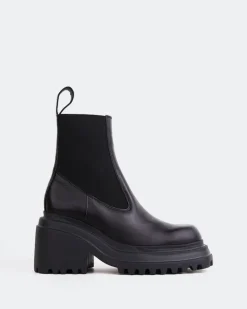 Women L'INTERVALLE Finch Black Leather