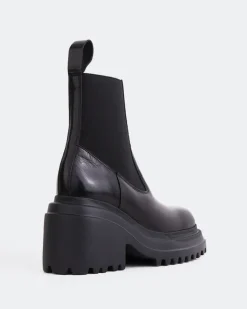 Women L'INTERVALLE Finch Black Leather