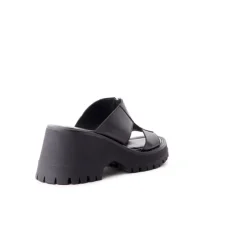Women L'INTERVALLE Fiuggi Black Leather