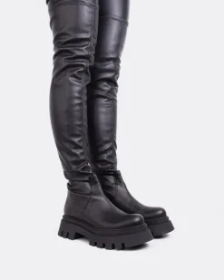 Women L'INTERVALLE Flames Black Stretch
