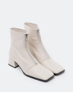 Women L'INTERVALLE Fleetwood Off White Leather